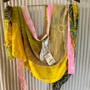 Beautiful multicolor short sarong! New w/o tags!